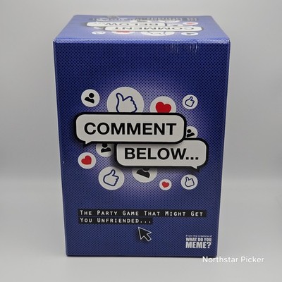 2020 Comment Below... Game, from the makers of What Do You Meme? Complete