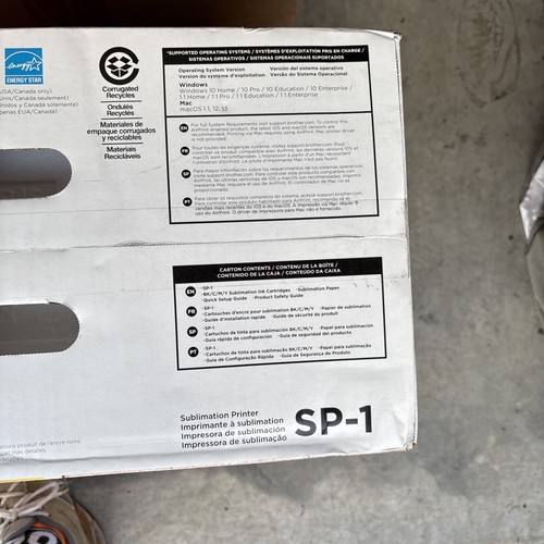 Brother - Sublimation SP-1 Inkjet Printer with Artspira App - White - Picture 3 of 3
