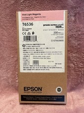 Genuine Epson Stylus Pro 4900 Vivid Light Magenta Ink T6536 Date: December 2024
