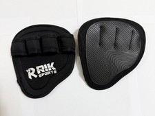 RIK SPORTS Gym Grip Pads Non Slip Neoprene Weight Lifting Grips Pull Up