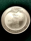Sterling Silver Round, .925 Sterling Silver- John Brewster Jr, 32.2g, 45mm