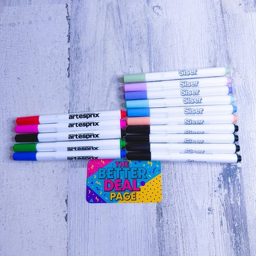 Siser + Artesprix Sublimation Markers -15 Iron-on Heat Transfer for T-Shirts