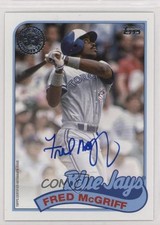 2024 Series 2 1989 Topps Baseball Fred McGriff #89BA2-FM Auto HOF 0vg6
