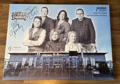 Kelly Family Sold Out Award We Got Love Arena Nürnberger Versicherung signiert