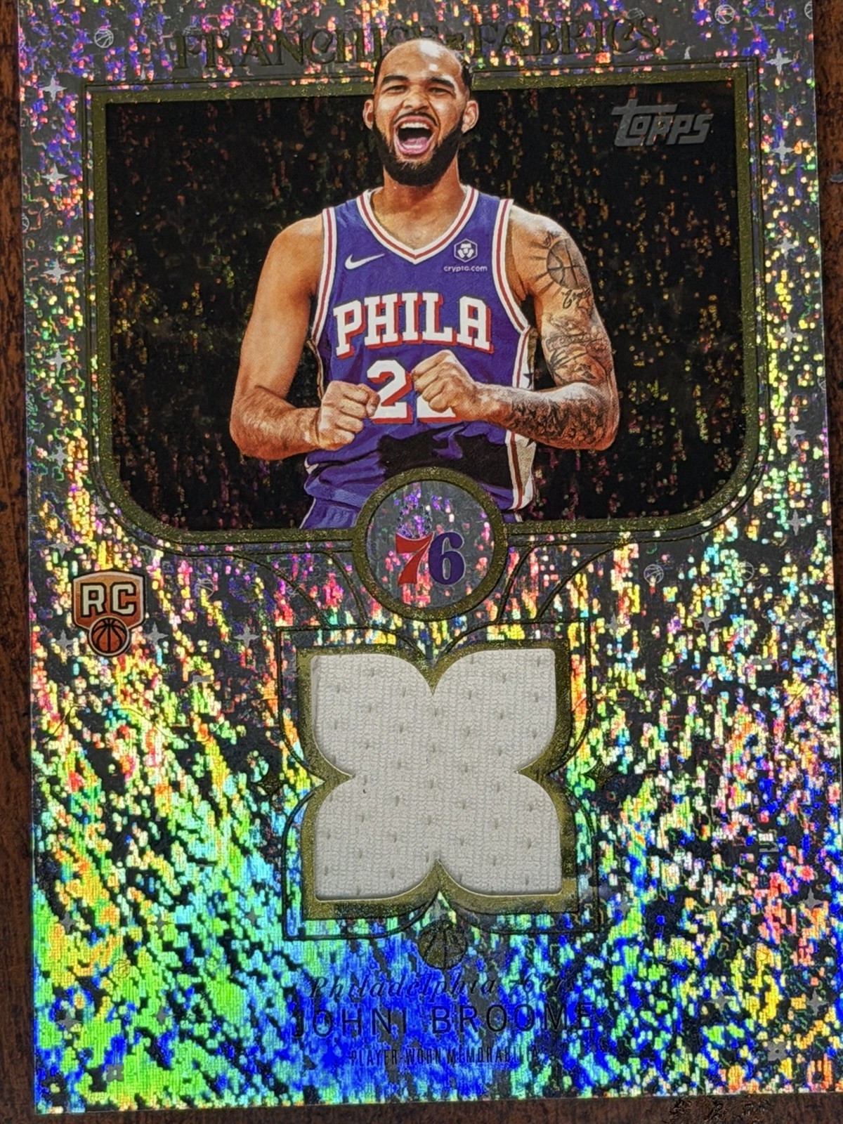 Johni Broome 2025 Topps #FF-JO Franchise Fabrics - Holo Foil Price Guide -  Sports Card Investor