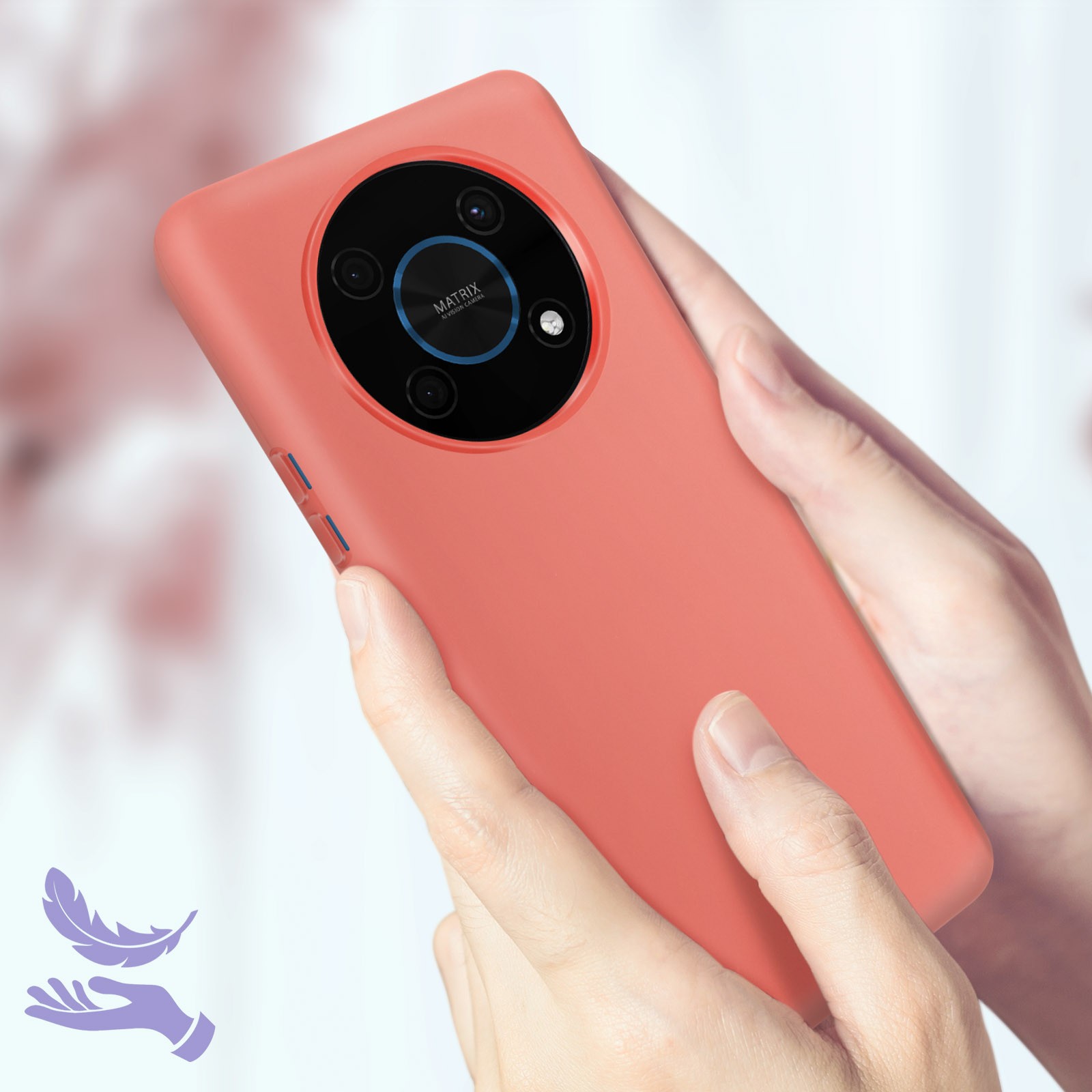 Coque silicone Honor Magic 4 Lite antidérapante et antichoc - 4