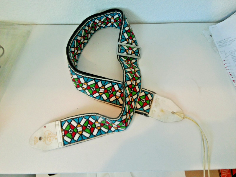 Vintage ACE Embroidered Guitar Strap