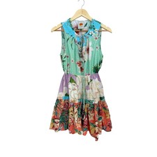 Farm Rio Womens Floral Mini Dress Sleeveless Small