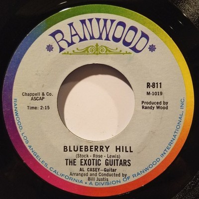 Exotic Guitars - Blueberry Hill - Used Vinyl Record 7 - G8100z