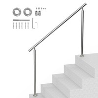 Uimoso Edelstahl-GeläNder FüR Treppen Und Balkone, 1500X87X1060Mm