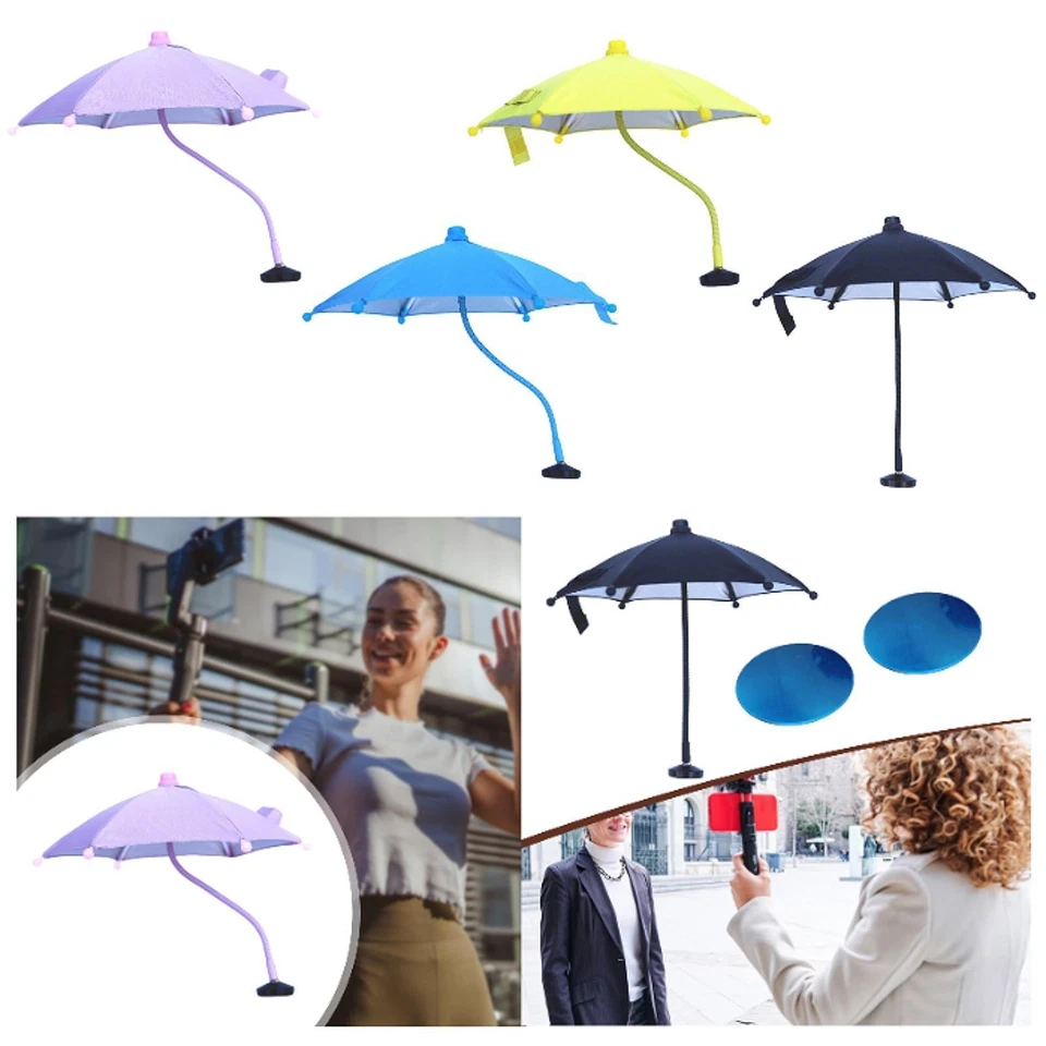 Parapluie pour téléphone portable, appareil photo, compact, pratique, - Photo 1/1