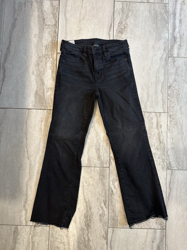Women’s American Eagle Black Jeans Size 6 Long