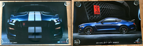 Ford Mustang Shelby GT350R Double Sided Official Commemorative Poster 36x24"