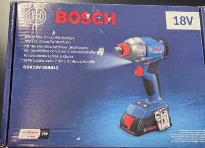 Bosch GDX18V-285B12 18V Brushless 2-in-1 Impact Driver Kit Battery Included