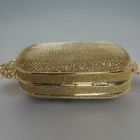Gold Mesh,Y2K Retro-Chic Crystal Embellished Deco Bow Clasp, Xbody, Clutch — photo 5