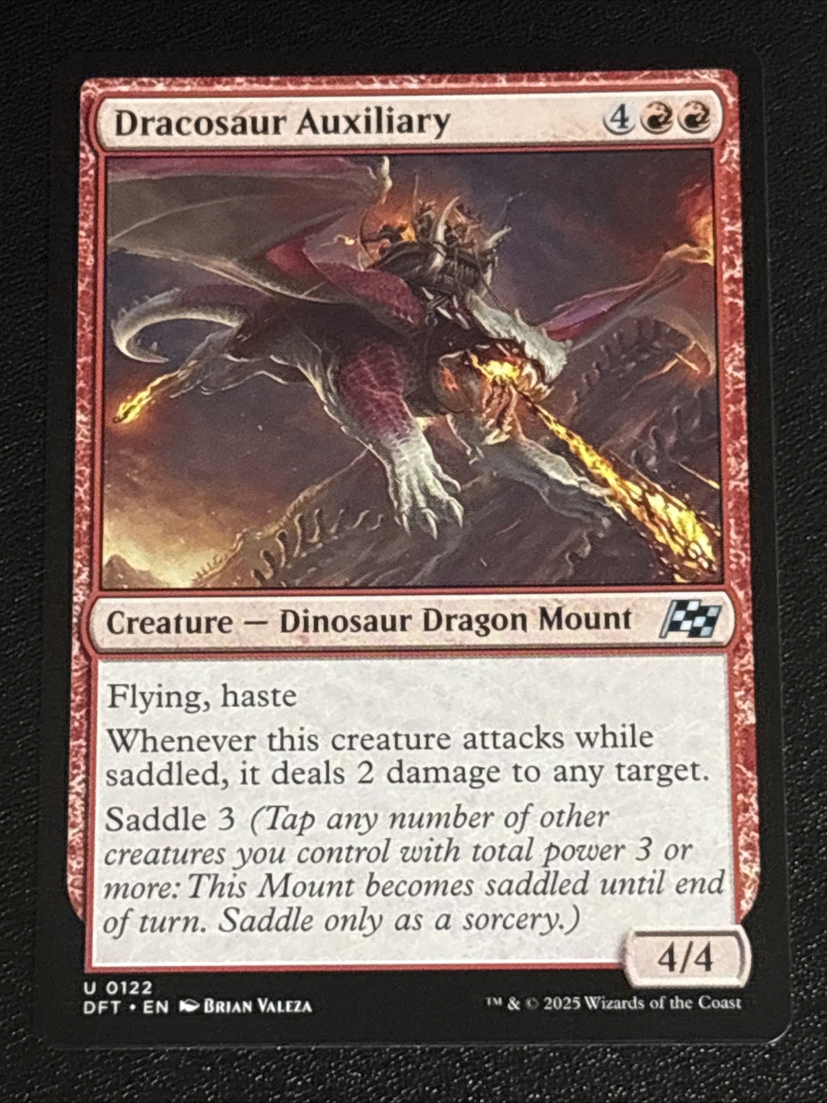 MTG Aetherdrift Dracosaur Auxiliary 0122 NM