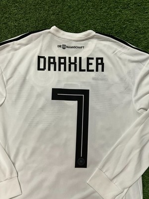 adidas Germany Men's Home Long Sleeve Jersey 18/19 Legend Draxler