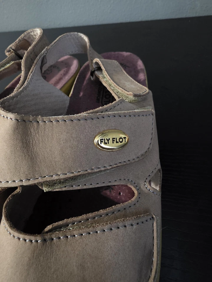 Fly Flot итальянский комфорт замшевые женские сандалии - Изображение 3 из 4
