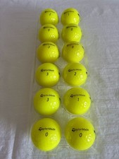 TaylorMade Distance Yellow golf balls taylor distance plus one dozen 12