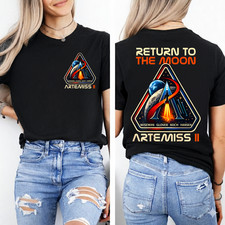 Artemis II Return to the Moon Mission - 2 Sided T-Shirt