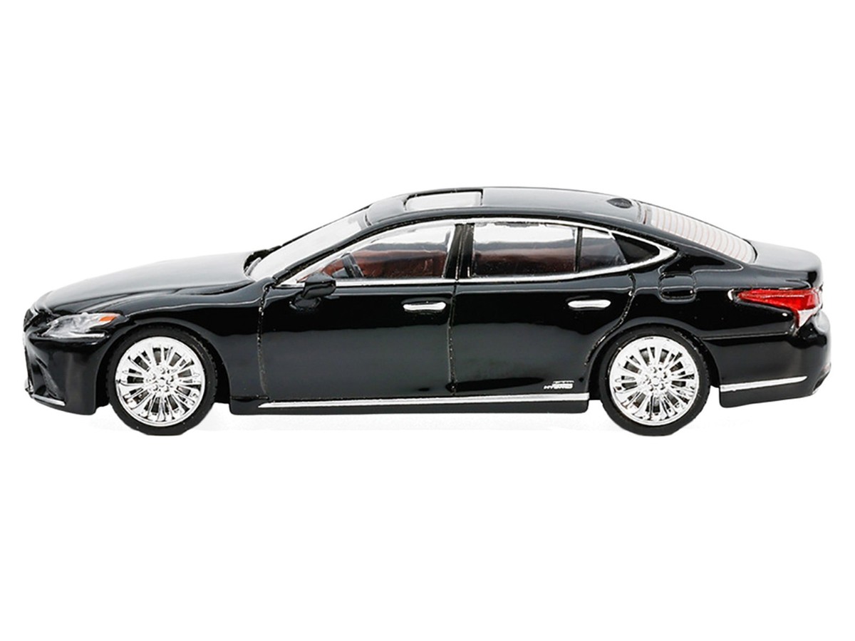 LEXUS LS500H BLACK 1/64 DIECAST MODEL CAR BY GCD X ENCHERY GE-004