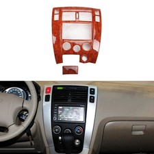 For Hyundai Tucson 2006-2013 Abs Mahogany Car Interior Decoration Trims Sticker