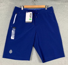Stio CFS Board Shorts Men's 32 Cobalt 21.5" Stretch Quick Dry UPF Swim NWT 89