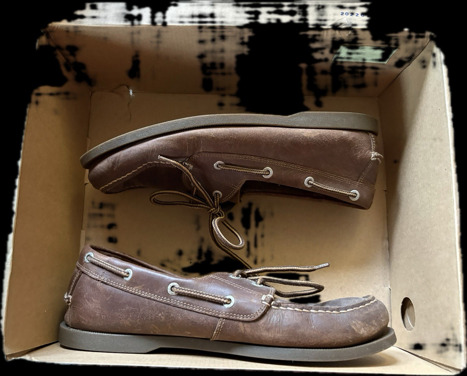 DockERS Men's Casual Dark Brown Leather Shoes Size 10M