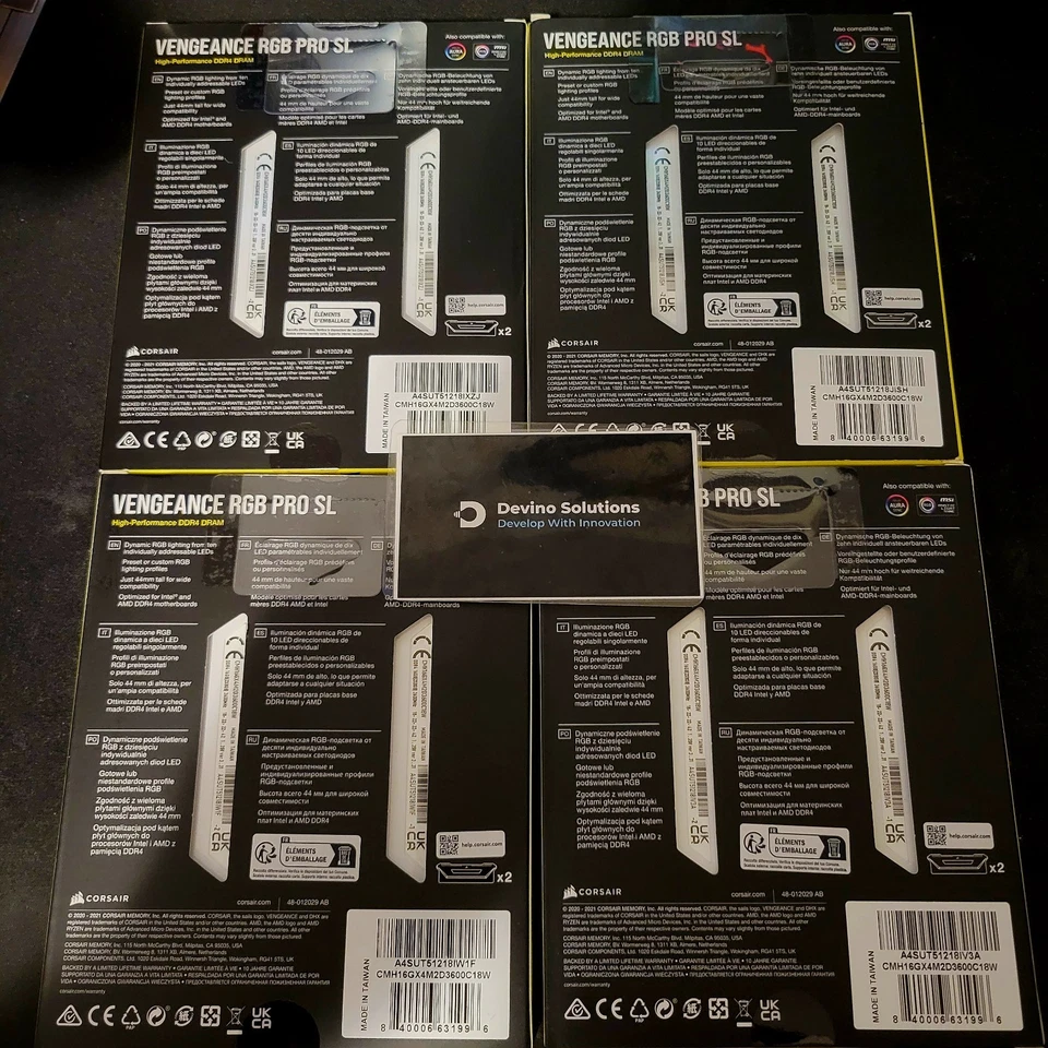 NUEVO SELLADO Corsair Vengeance RAM RGB Pro SL (2x8GB) DDR4 3600MHz (18-22-22-42) Foto 3 de 4