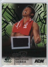 2025 SP Game Used AEW Authentic Rookies Memorabilia Katsuyori Shibata #97 0r03
