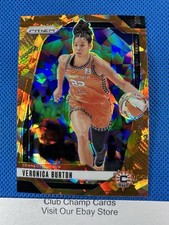 2024 #35 Veronica Burton Panini Prizm WNBA Orange Ice Prizm Sun