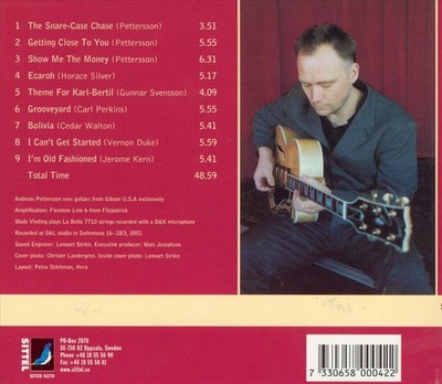 ANDREAS PETTERSSON/ANDREAS PETTERSSON TRIO - GETTING CLOSE TO YOU * NEW CD