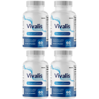 Vivalis Maximum Strength Advanced Vitality Support Formula - Four (4) Bottles