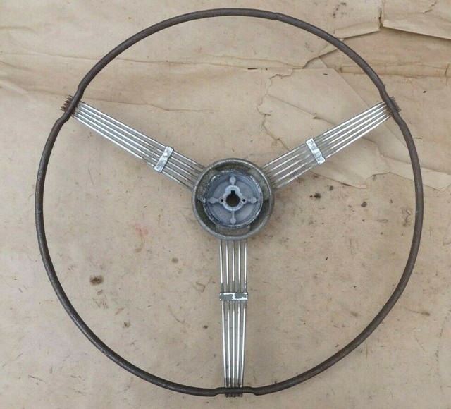 1937 Chevy BANJO STEERING WHEEL Original Chevrolet Accessory Master