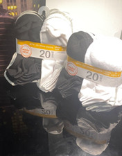 Wonder Nation Youth No Show Socks M/L - 20 Pack Comfy  Cool 