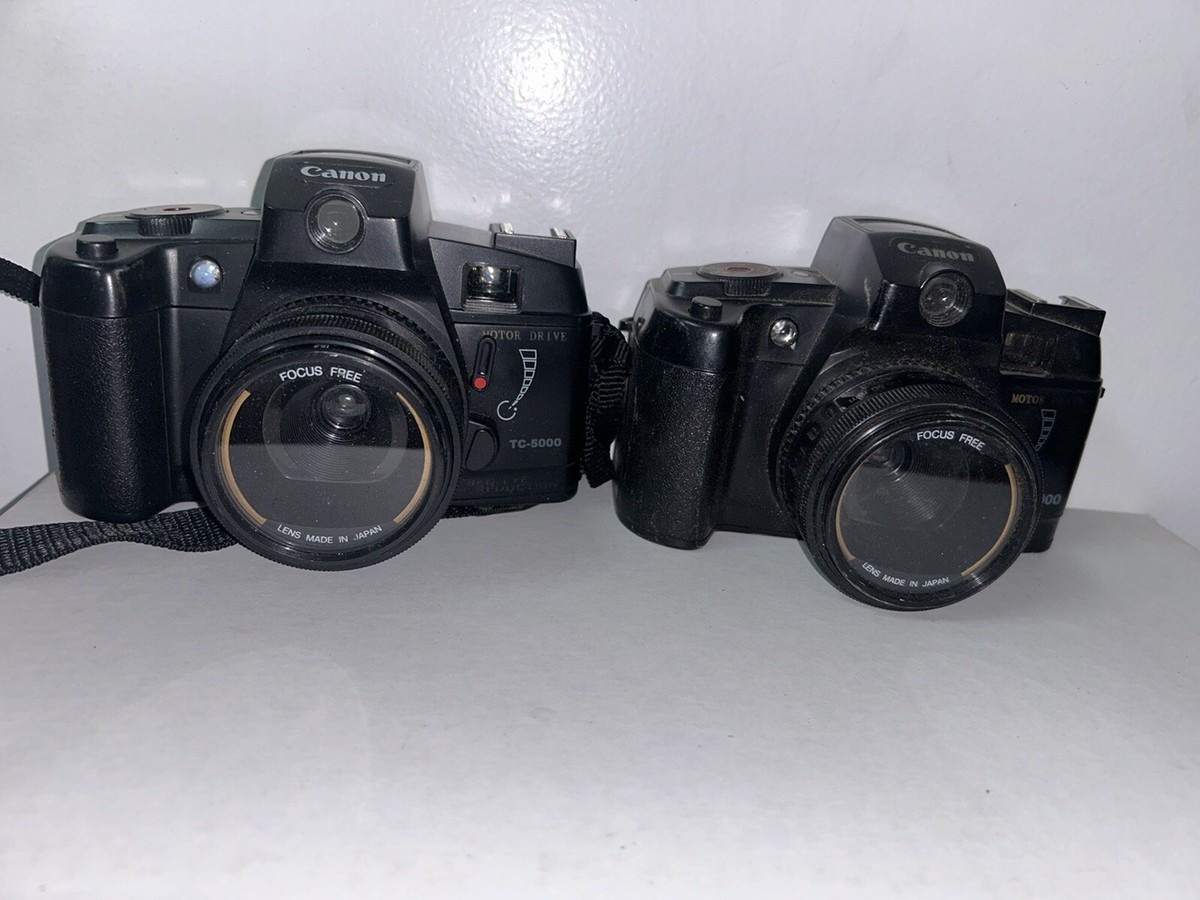 Vintage Canon TC-5000 & TC-8000 35mm Film Cameras Untested | eBay