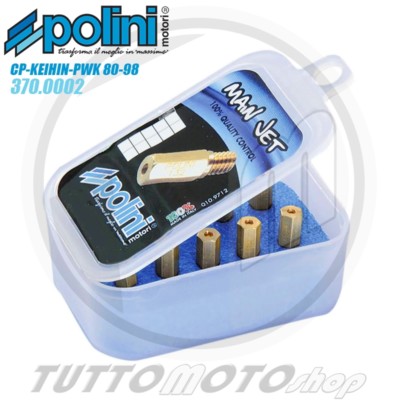 Kit Gettti Polini Per Carburatore Keihin PWK - Set Da 10 Gettti Da 80 A 98 - Foto 6
