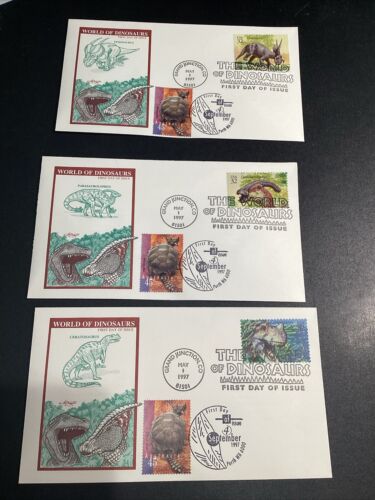 Artmaster - #3136a-o - World of Dinosaurs - Complete set of 15 FDC's - Picture 6 of 6