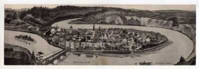 16554) GERMANY 15.8.1911 Double PC '' Wasserburg am Inn''