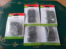 Ornament Hooks 1000 Total Christmas Easter Silver 1-3/4  Long Hanging Sealed New