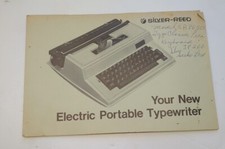 Silver Reed Electric Typewriter Owners Manual Model SR8650 Original Vintage  thumbnail