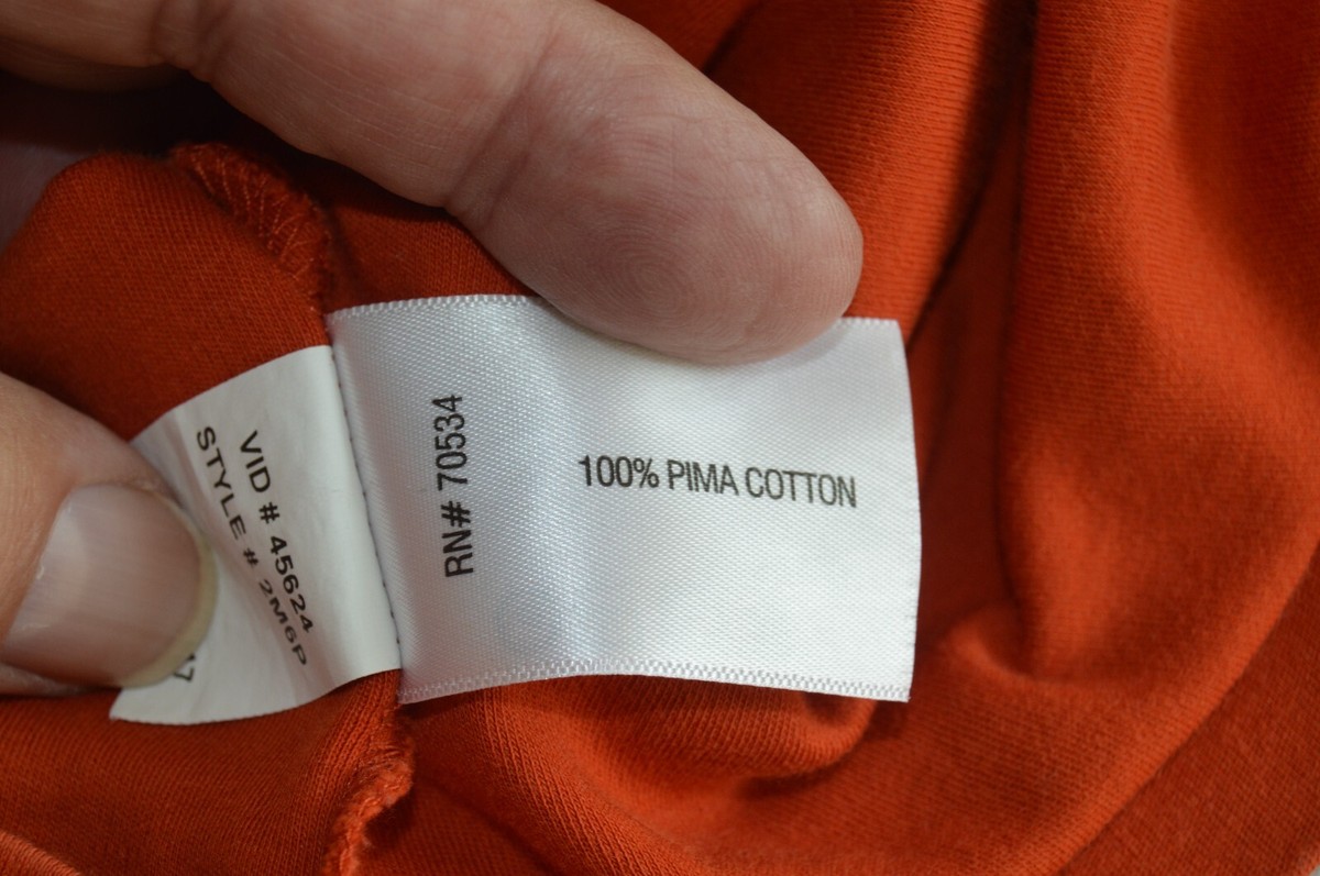 Homme Chemise homme à manches longues en popeline Orange