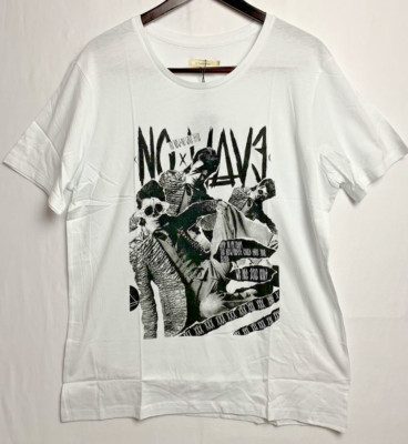 NWT David Bowie Eleven Paris T-Shirt MSRP $69 White The New No Wave Issue XL