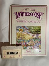 RARE VINTAGE TALKING MOTHER GOOSE B00K TAPE BIRTHDAY SURPRISE WORLDS OF WONDER