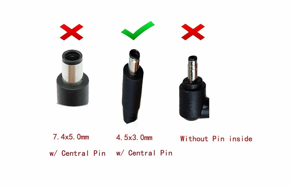 Nuevo adaptador de CA de repuesto para Dell PN: G6J41, 0G6J41, MGJN9, 43NY4 90w/65w Foto 3 de 4