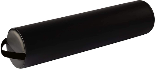 ® Full round Massage Bolster Pillow Cushion 6” R X 26” L (Black)