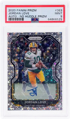 Jordan Love [Autograph] #363 2020 Panini Prizm card
