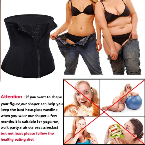 Korsett Taillentrainer Training Body Shaper Shapewear Unterbrust Bauch Cincher Gürtel - Bild 9 von 18