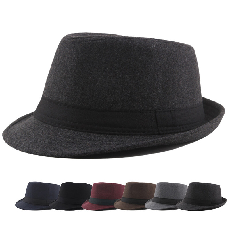 APL Cappello donna uomo autunno inverno feltro Fedoras top jazz berretto tondo х