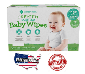 premium scented baby wipes